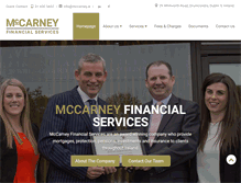 Tablet Screenshot of mccarney.ie